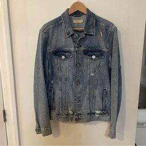 Allsaints Denim Trucker Jacket
